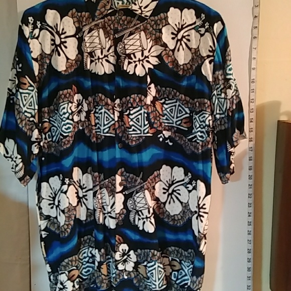 Hawaiian Style Mens Summer Shirt - Picture 2 of 5